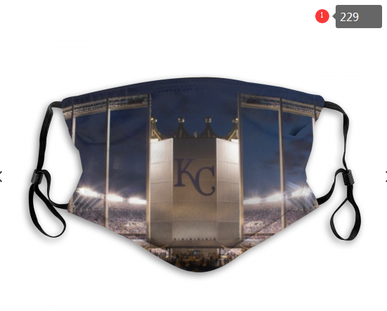 MLB Kansas City Royals #1 Dust mask with filter->nhl dust mask->Sports Accessory